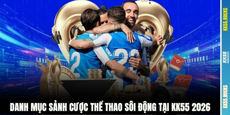 Danh mục sảnh cược thể thao sôi động tại KK55 2026