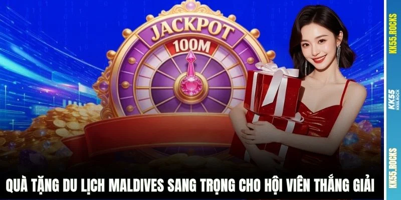 Quà tặng du lịch Maldives sang trọng cho hội viên thắng giải 